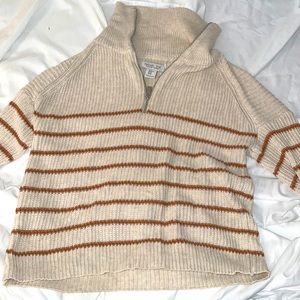 NWOT Rachel Zoe Womens XS sweater quarter zip